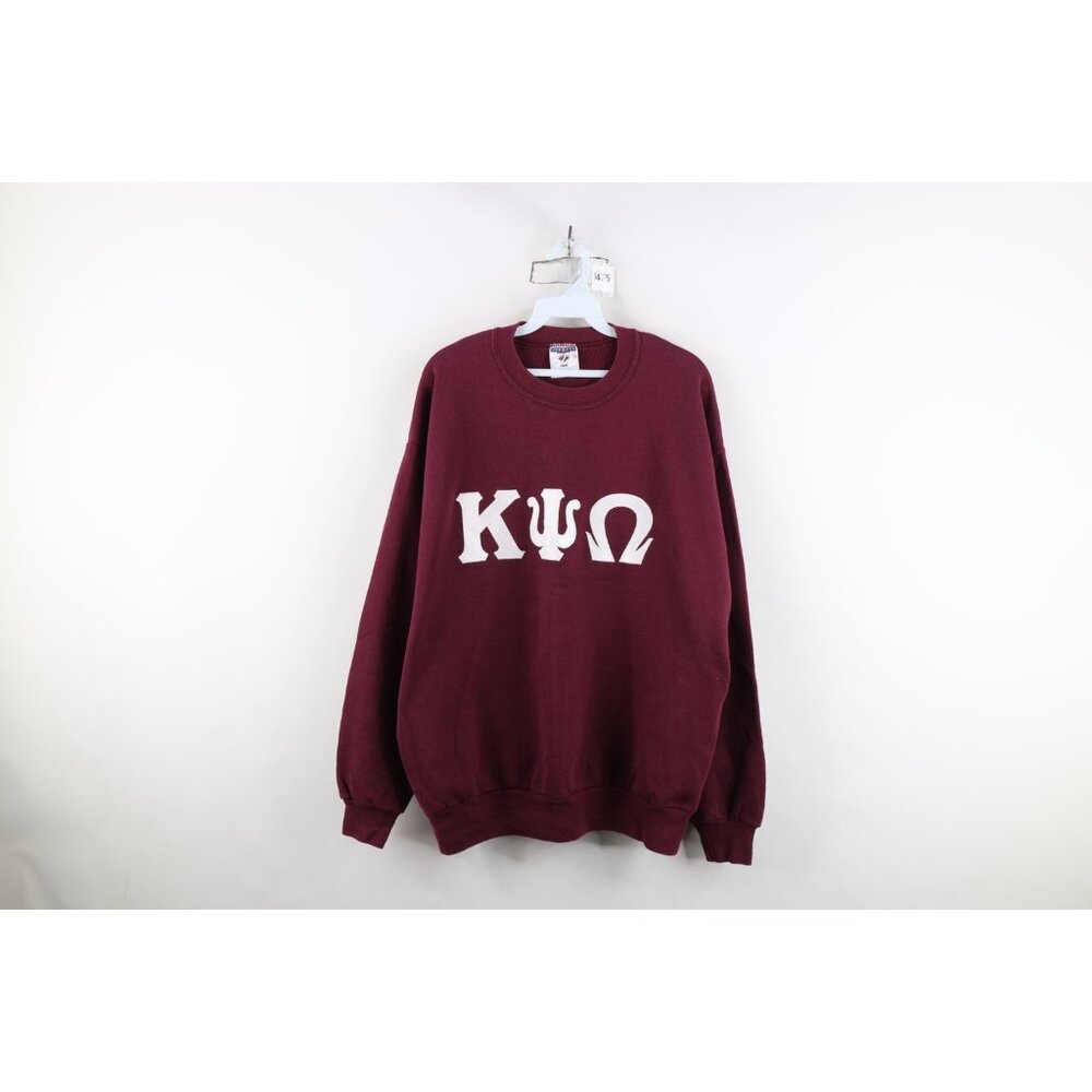 Vintage 90s Womens Size XL Kappa Alpha Psi Sorority Crewneck Sweatshirt USA